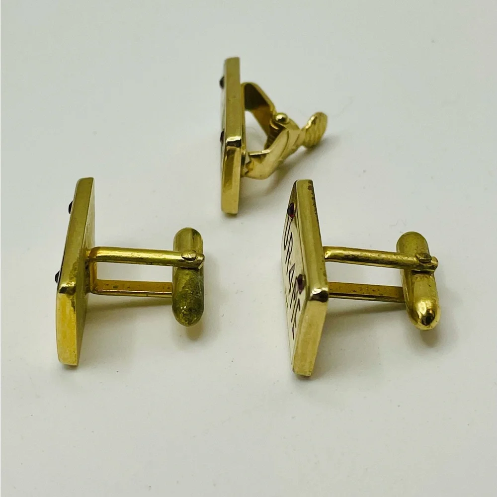 SWANK Vintage Gold-Tone 